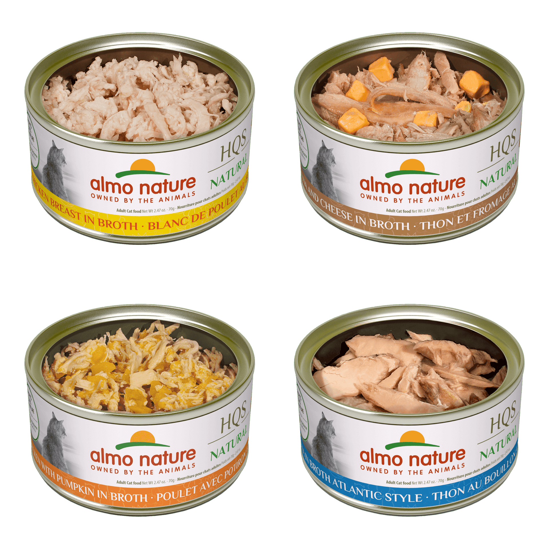 Almo Nature - HQS Natural Chicken & Tuna Variety Pack (Wet Cat Food)
